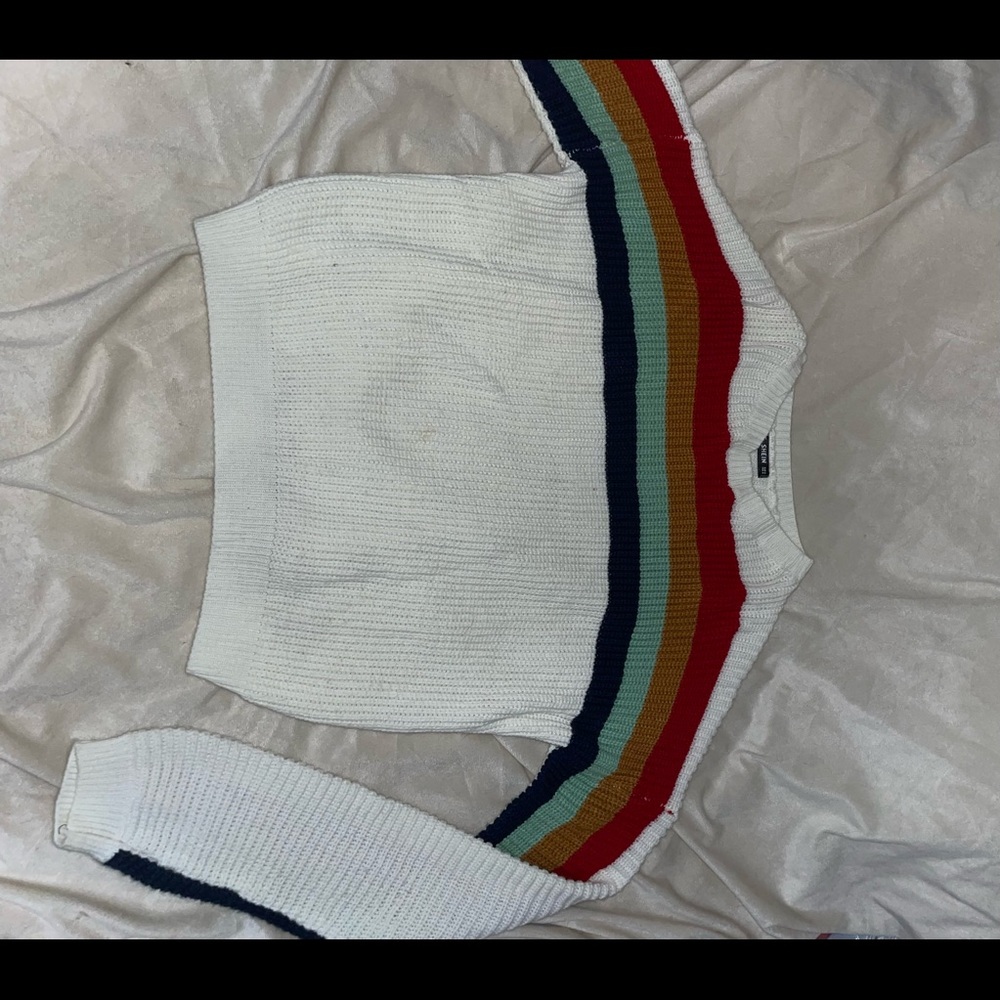 Rainbow chunky sweater